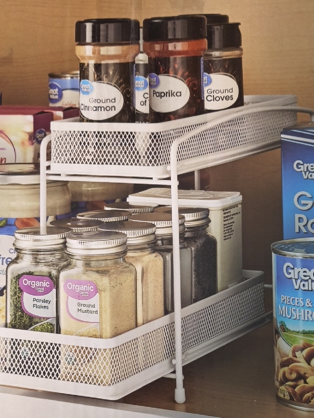 White Wire Spice Rack - Picture 3 of 3